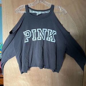 PINK off the shoulder crop